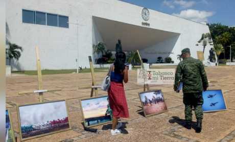 Mostrando el trabajo durante desastres naturales